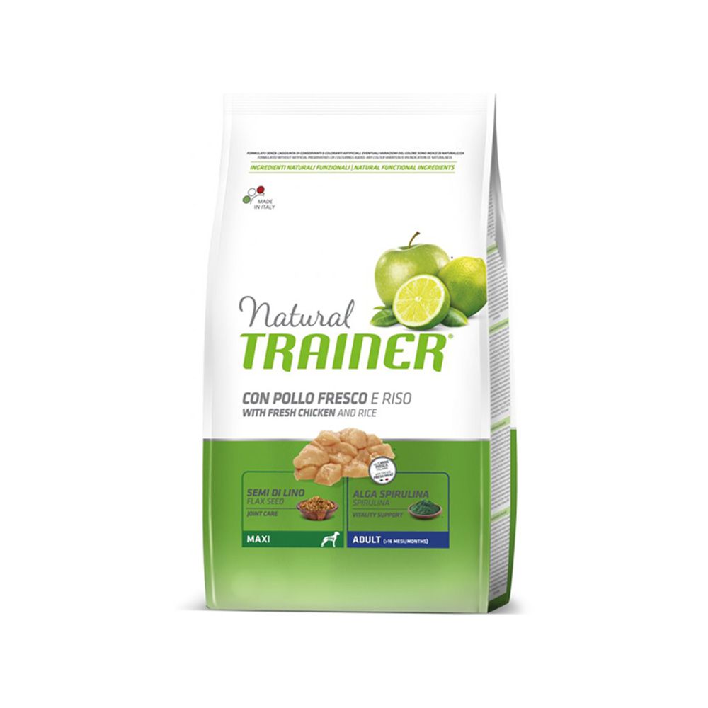 Natural Trainer Maxi čerstvé kuře granule 12 kg Natural Trainer