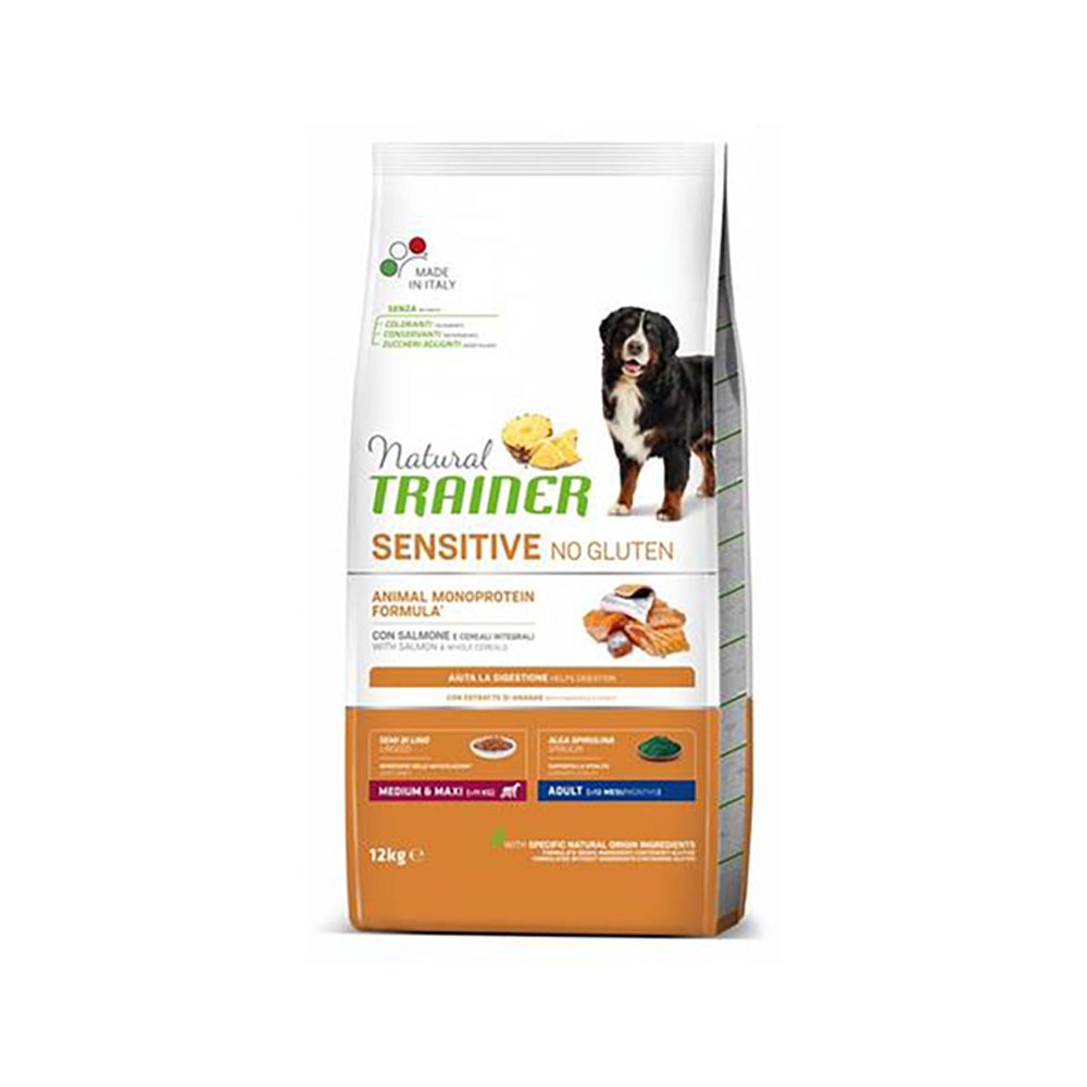 Natural Trainer No gluten fish/maize granule 12 kg Natural Trainer