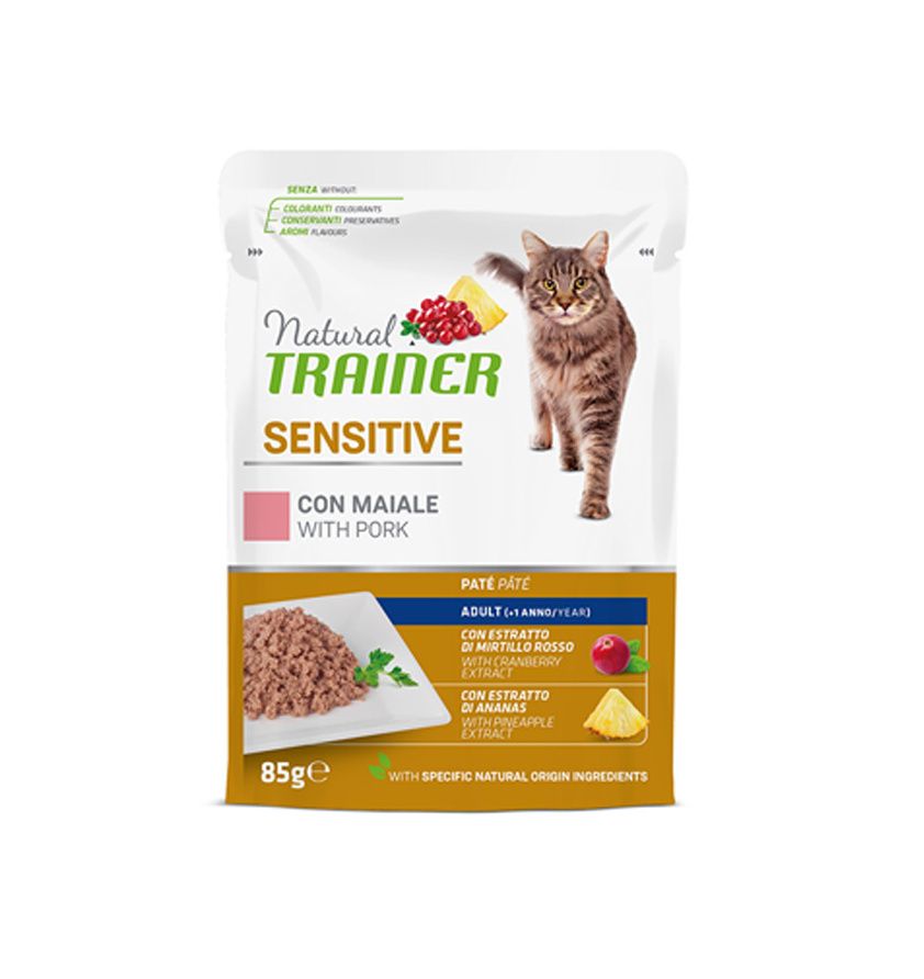 Natural Trainer Sensitive vepřové kapsička 85 g Natural Trainer