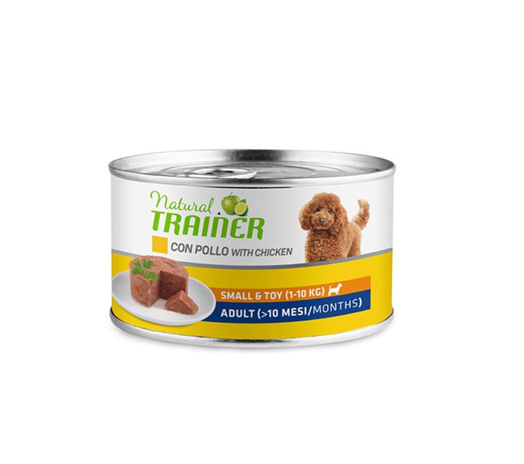 Natural Trainer Small/toy kuře a rýže konzerva 150 g Natural Trainer