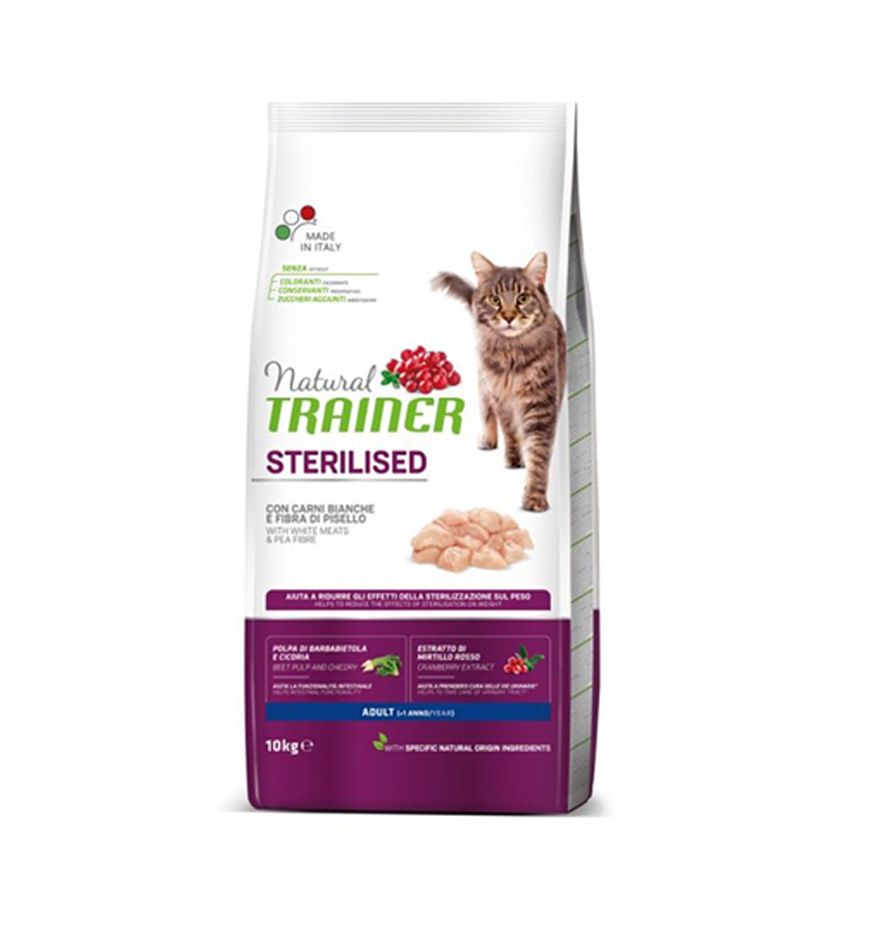 Natural Trainer Sterilised drůbeží maso granule 10 kg Natural Trainer