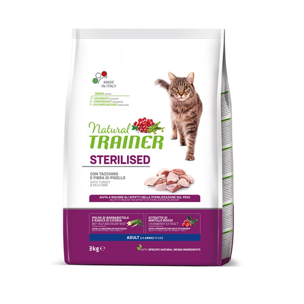 Natural Trainer Sterilised drůbeží maso granule 3 kg Natural Trainer