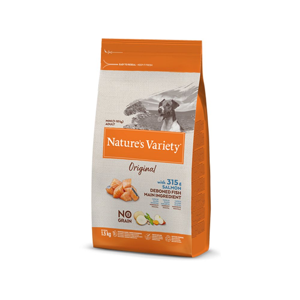 Natures Variety Original pro malé psy s lososem granule 1