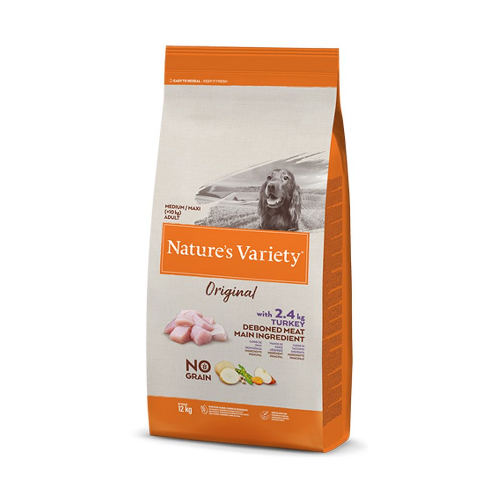 Natures Variety Original pro střední psy s krůtím granule 12 kg Natures Variety