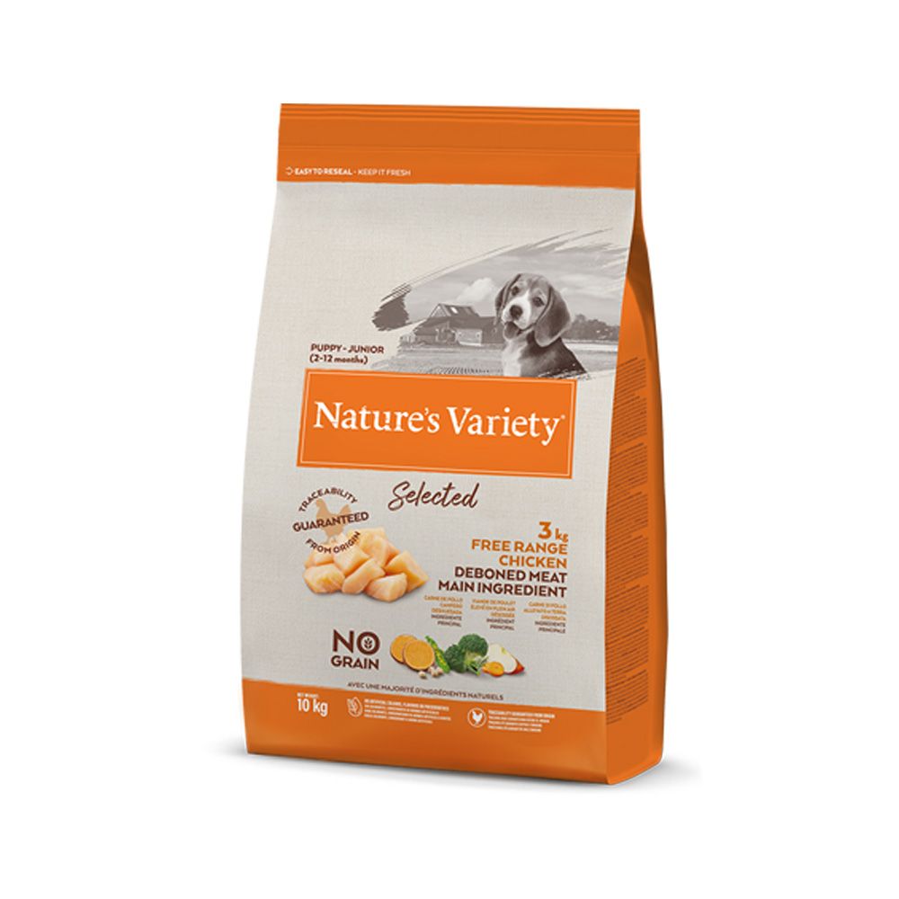 Natures Variety Selected junior s kuřecím granule 10 kg Natures Variety