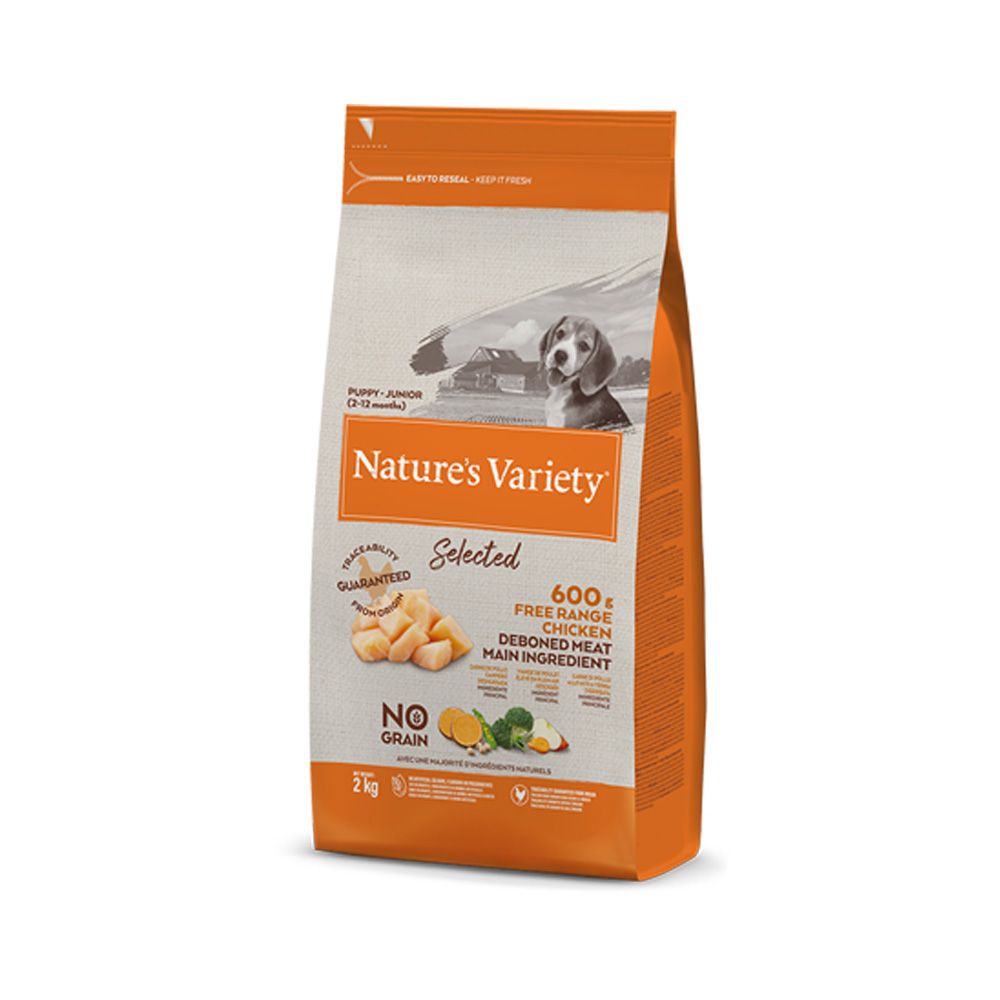 Natures Variety Selected junior s kuřecím granule 2 kg Natures Variety