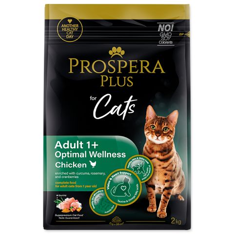 PROSPERA Plus Adult 1+ Optimal Wellness kuře 2 kg PROSPERA Plus