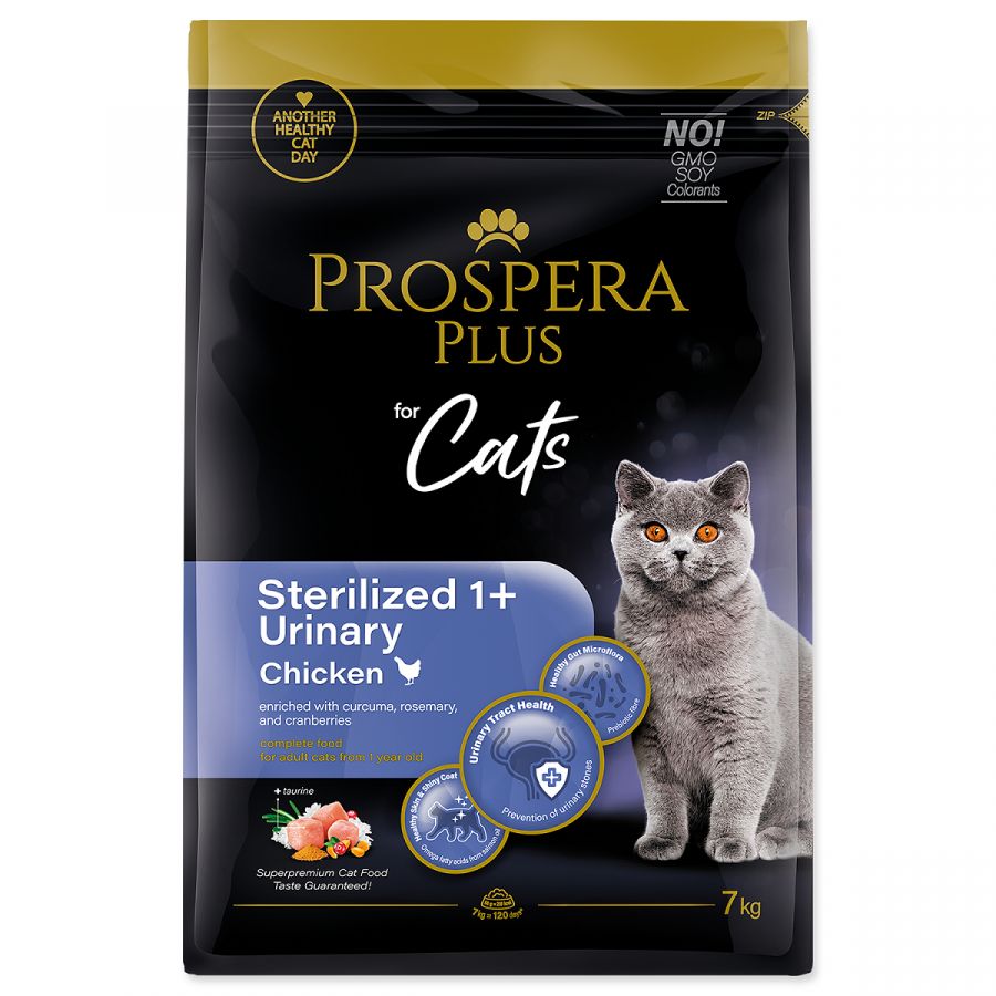 PROSPERA Plus Sterilized 1+ Urinary kuře 7 kg PROSPERA Plus