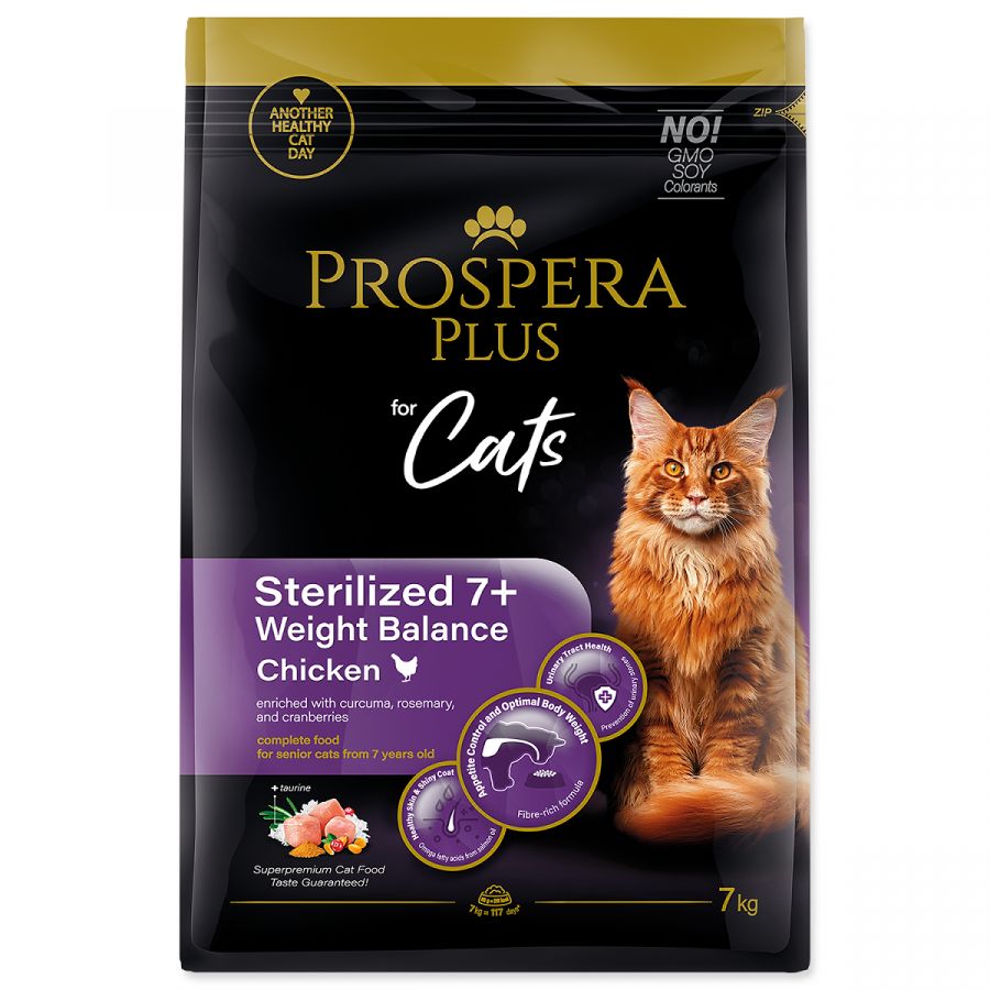 PROSPERA Plus Sterilized 7+ Weight Balance kuře 7 kg PROSPERA Plus