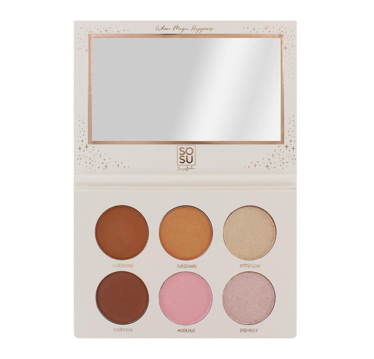 SOSU Cosmetics Radiant Magic paletka na obličej 12 g SOSU