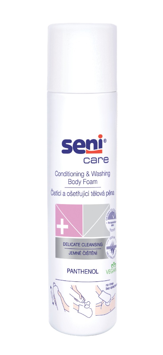 Seni care Čisticí a ošetřující tělová pěna 250 ml Seni care