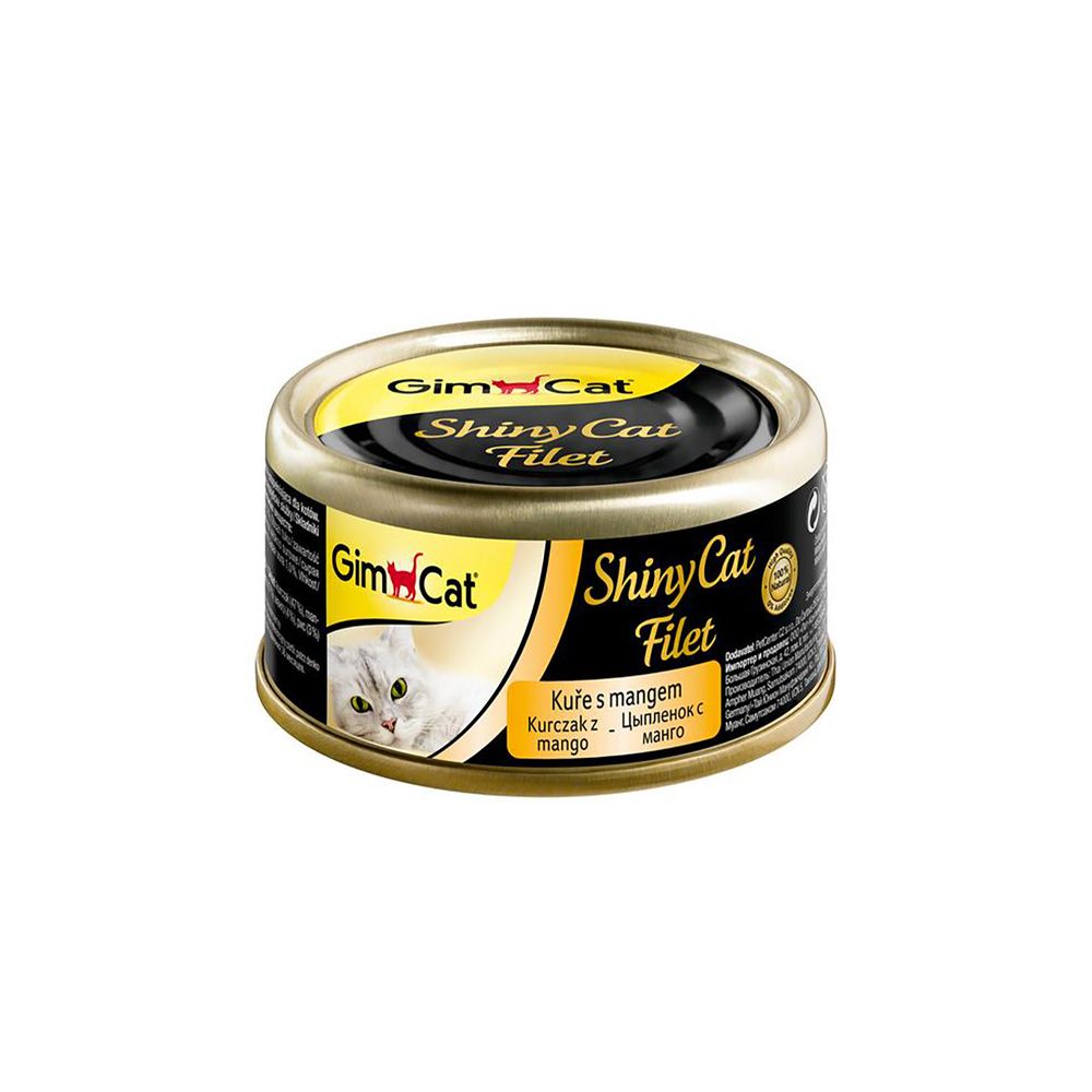 ShinyCat Filet kuře s mangem konzerva 70 g ShinyCat