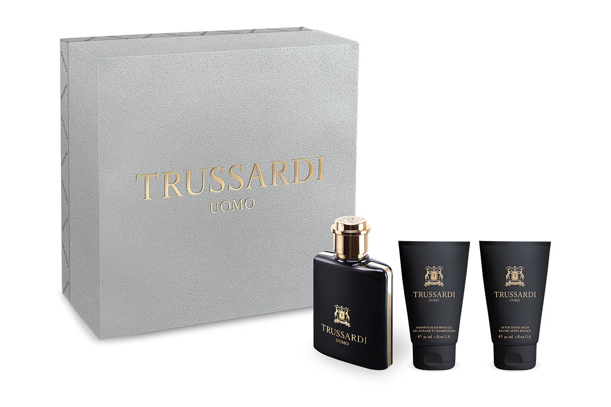 TRUSSARDI Uomo dárková sada 3 ks TRUSSARDI