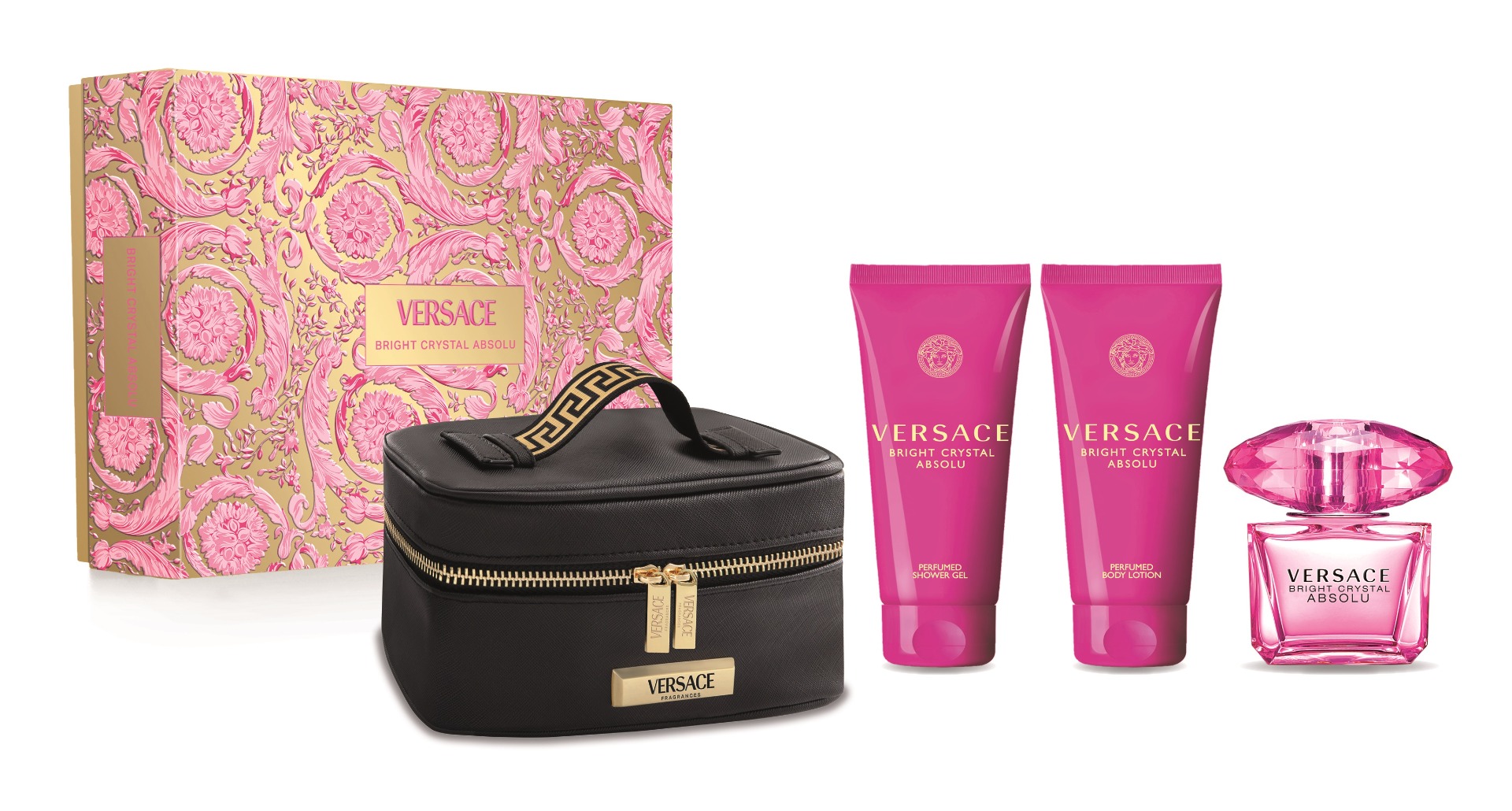 Versace Bright Crystal Absolu dárkový set pro ženy 4 ks Versace