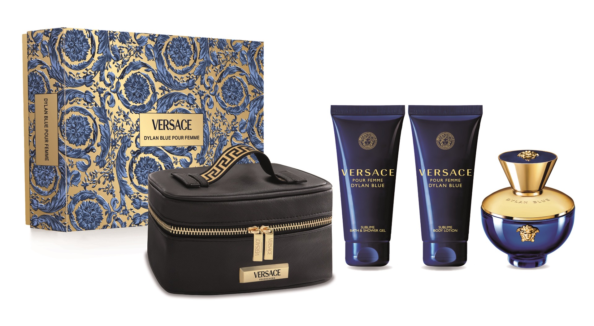 Versace Dylan Blue pour Femme dárkový set pro ženy 4 ks Versace