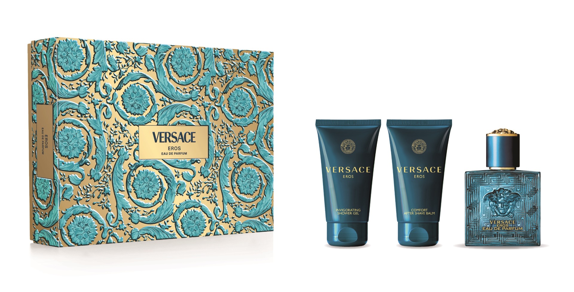 Versace Eros dárkový set pro muže 3 ks Versace