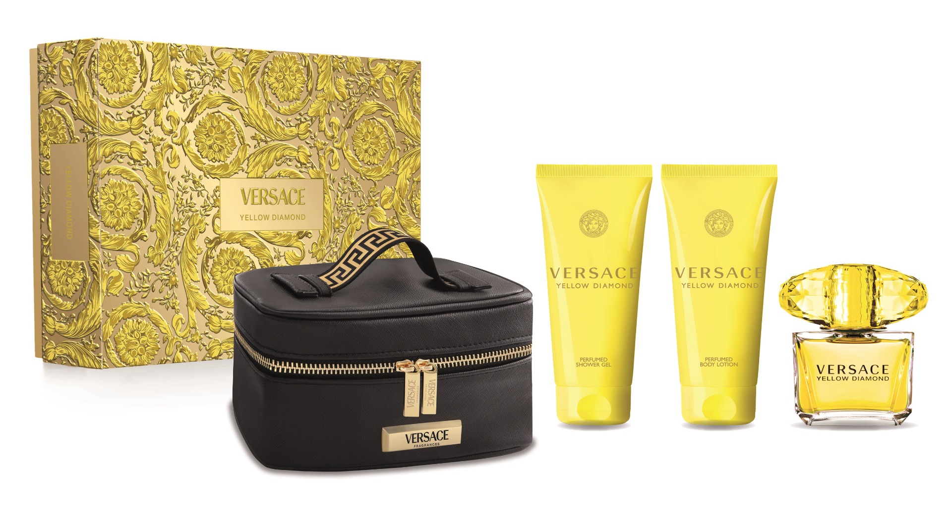 Versace Yellow Diamond dárkový set pro ženy 4 ks Versace