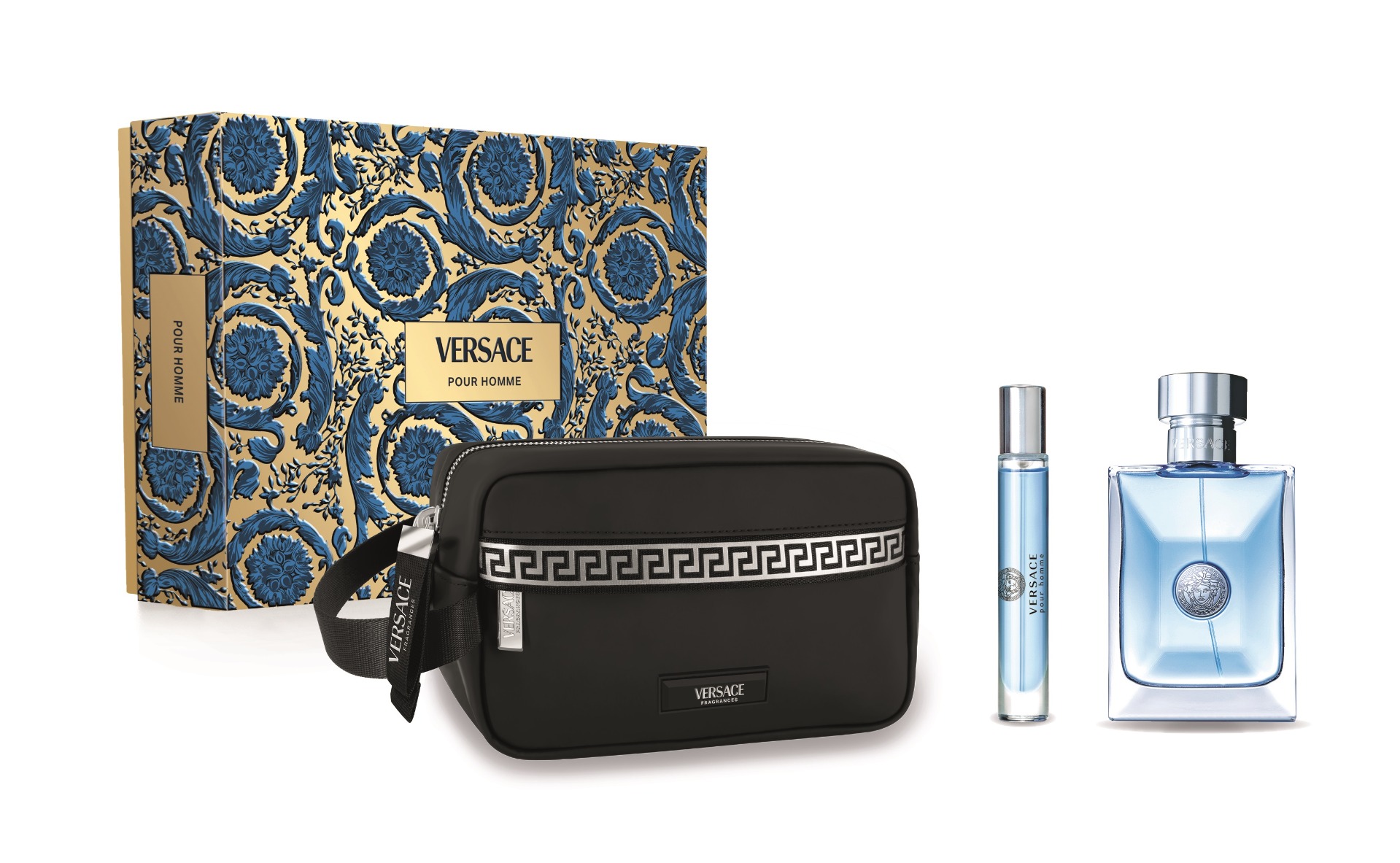 Versace pour Homme dárkový set pro muže 3 ks Versace