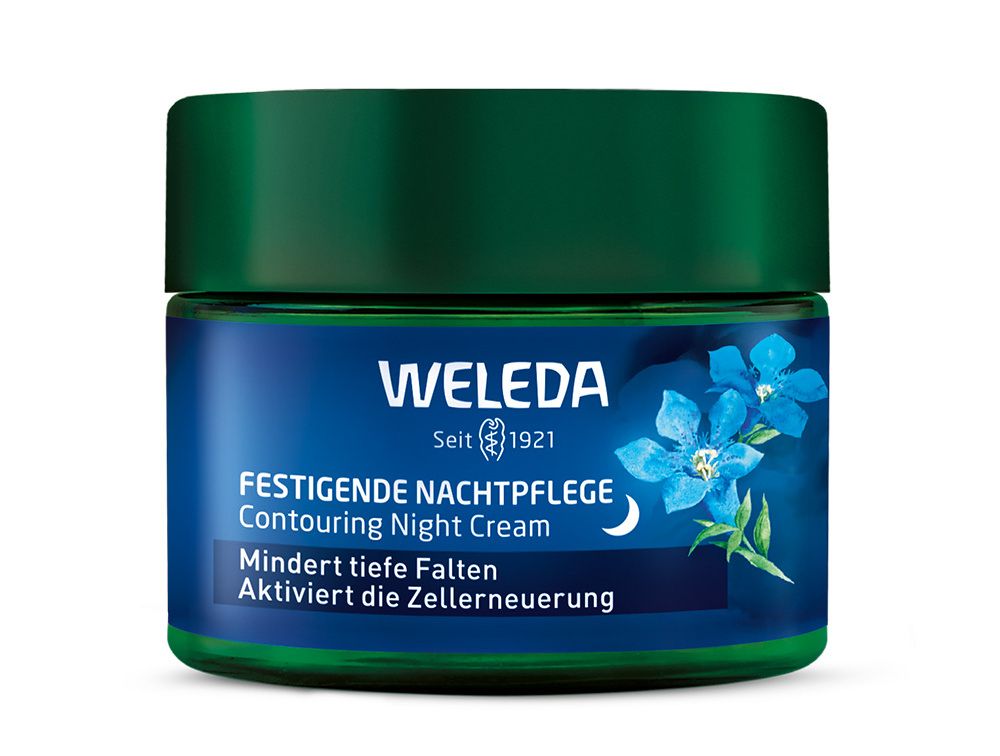 Weleda Liftingový noční krém Modrý hořec a Protěž alpská BIO 40 ml Weleda