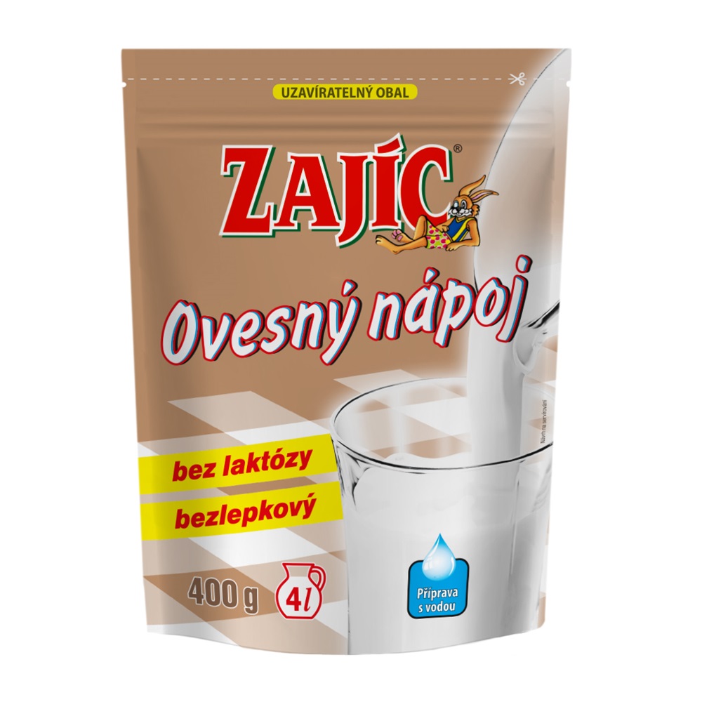 Zajíc Ovesný nápoj sáček 400 g doypack Zajíc