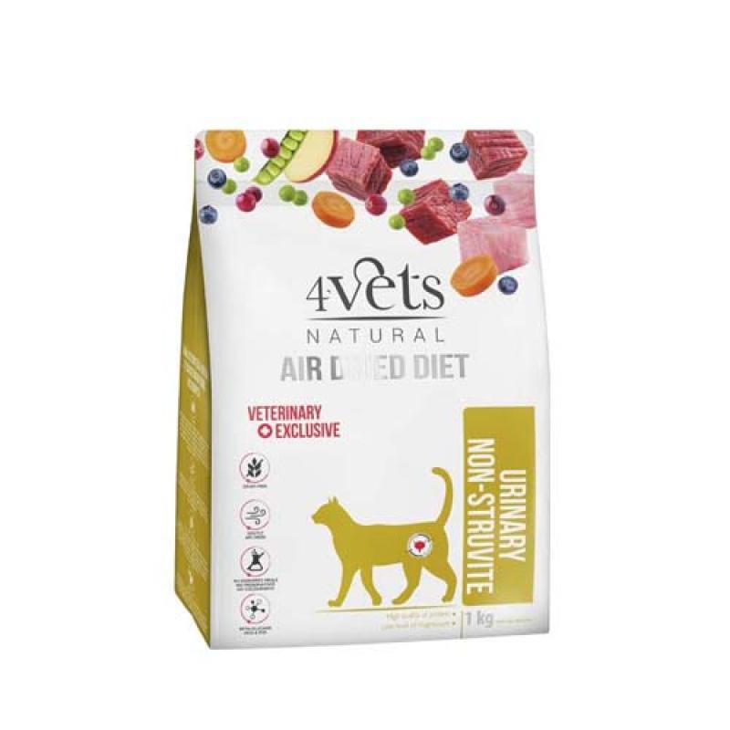 4vets AIR DRIED NATURAL VETERINARY EXCLUSIVE URINARY NON-STRUVITE 1kg sušené krmivo 4vets