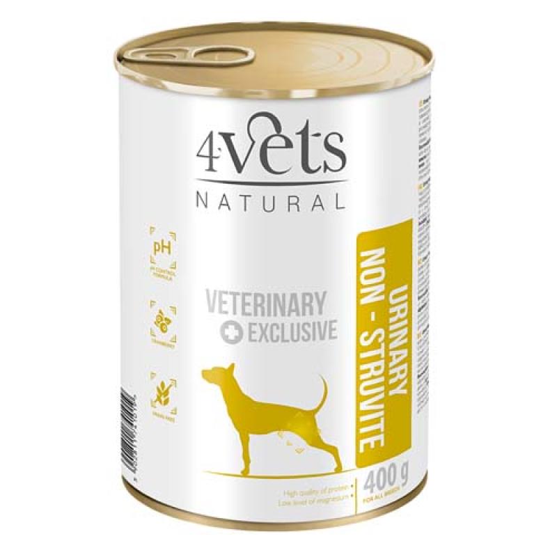 4vets NATURAL VETERINARY EXCLUSIVE URINARY SUPPORT 400g pro psy s onemocněním močov 4vets