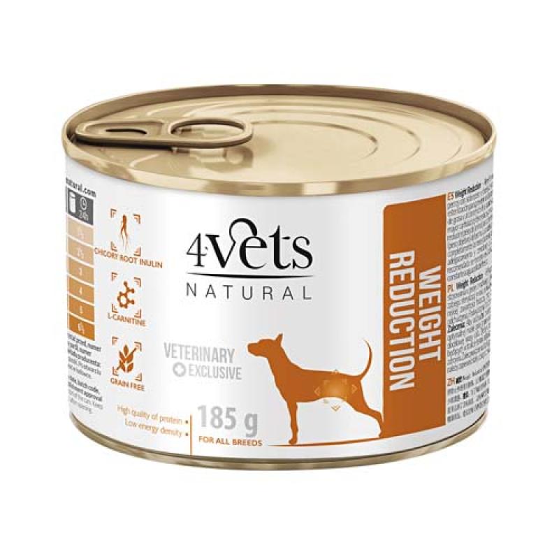 4vets NATURAL VETERINARY EXCLUSIVE WEIGHT REDUCTION 185g pro psy na redukci hmotnosti 4vets