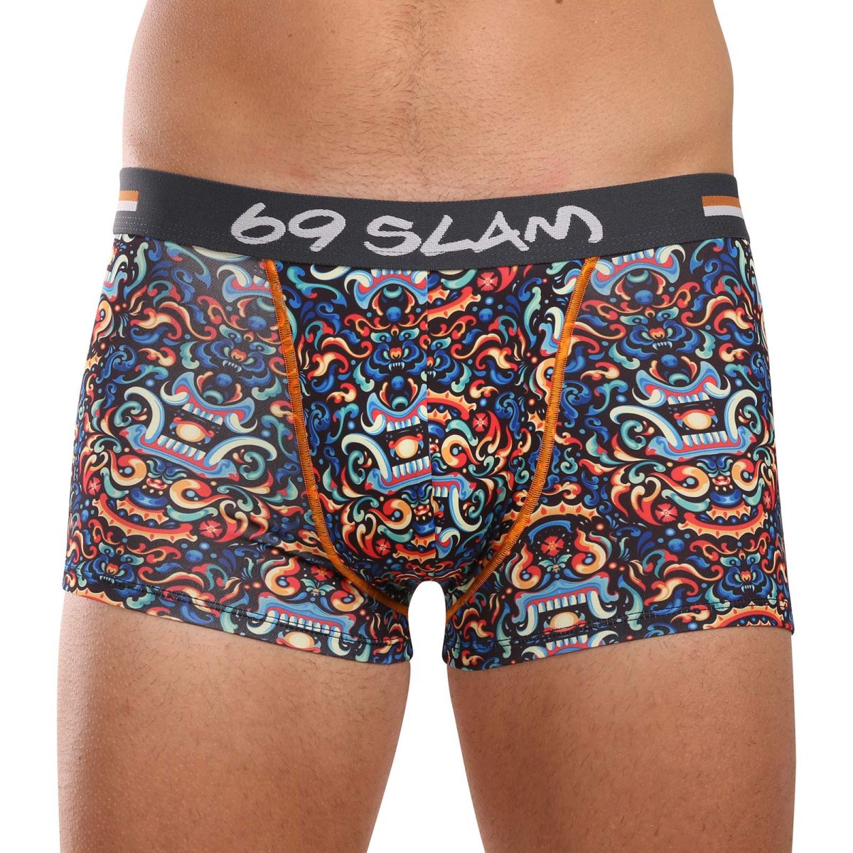 69SLAM Pánské boxerky Hip TOTEM BALI (MSYTBL-PO) L 69SLAM