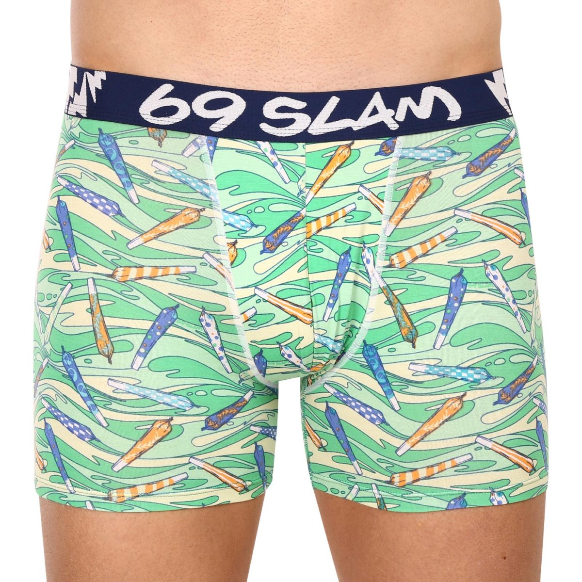 69SLAM Pánské boxerky fit bamboo vegan 420 colton (MPBVGN-BB) M 69SLAM