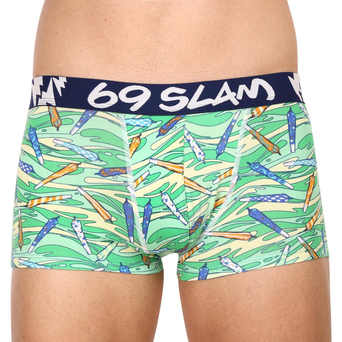 69SLAM Pánské boxerky hip bamboo vegan 420 eliyah (MHBVGN-BB) L 69SLAM