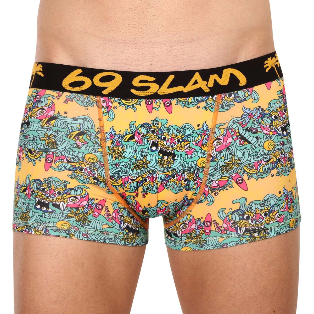 69SLAM Pánské boxerky hip island of paradise mason (MSYISP-PO) XL 69SLAM