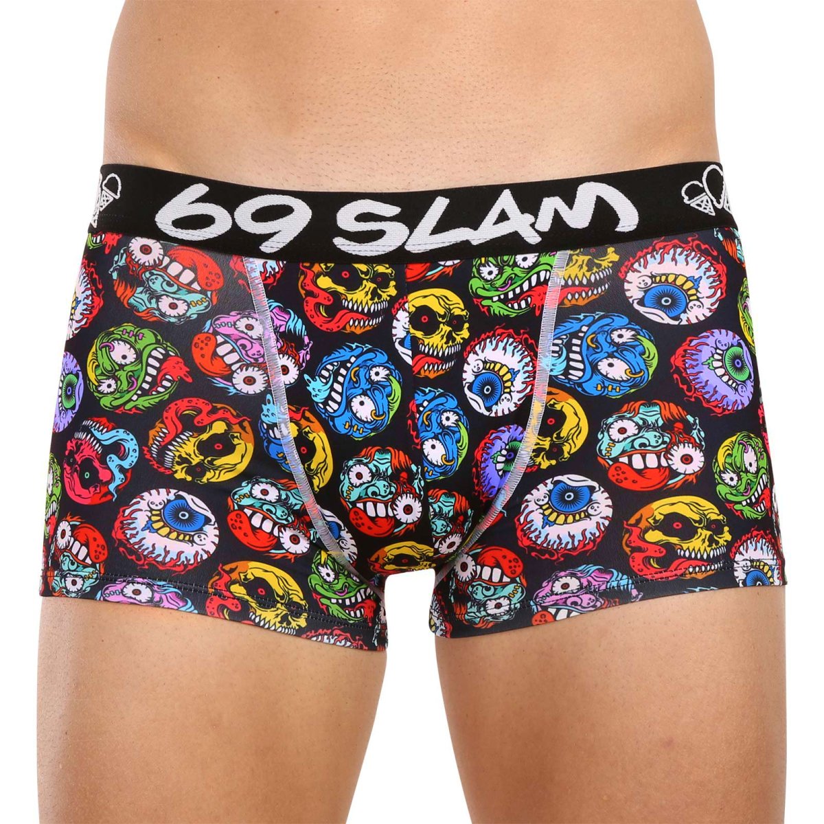 69SLAM Pánské boxerky hip monster ball mason (MSYMNR-PO) L 69SLAM