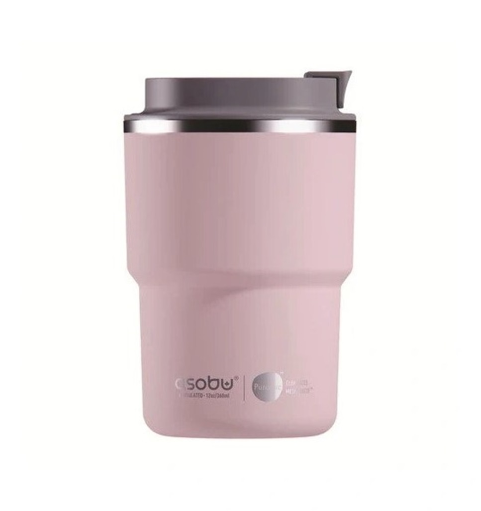 ASOBU MINI PICK-UP cestovní termohrnek PINK 350 ml ASOBU