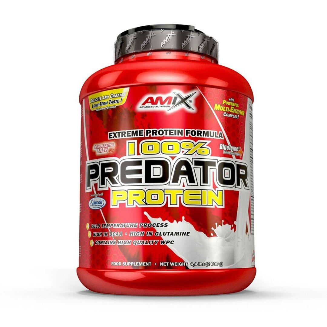 Amix Nutrition 100% Predator Protein 1kg - jahoda Amix Nutrition