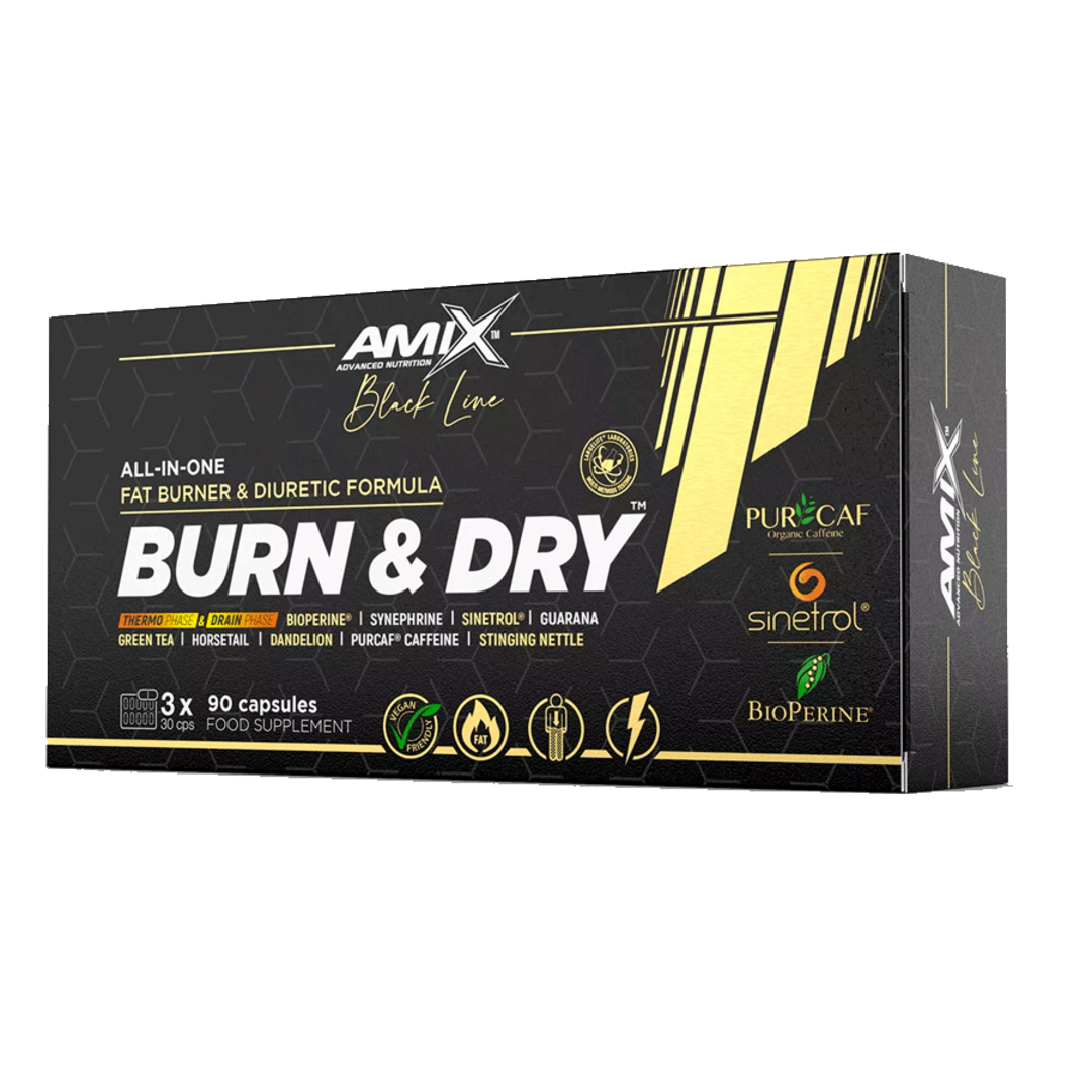 Amix Nutrition Black Line Burn & Dry Blister - 90 kapslí Amix Nutrition