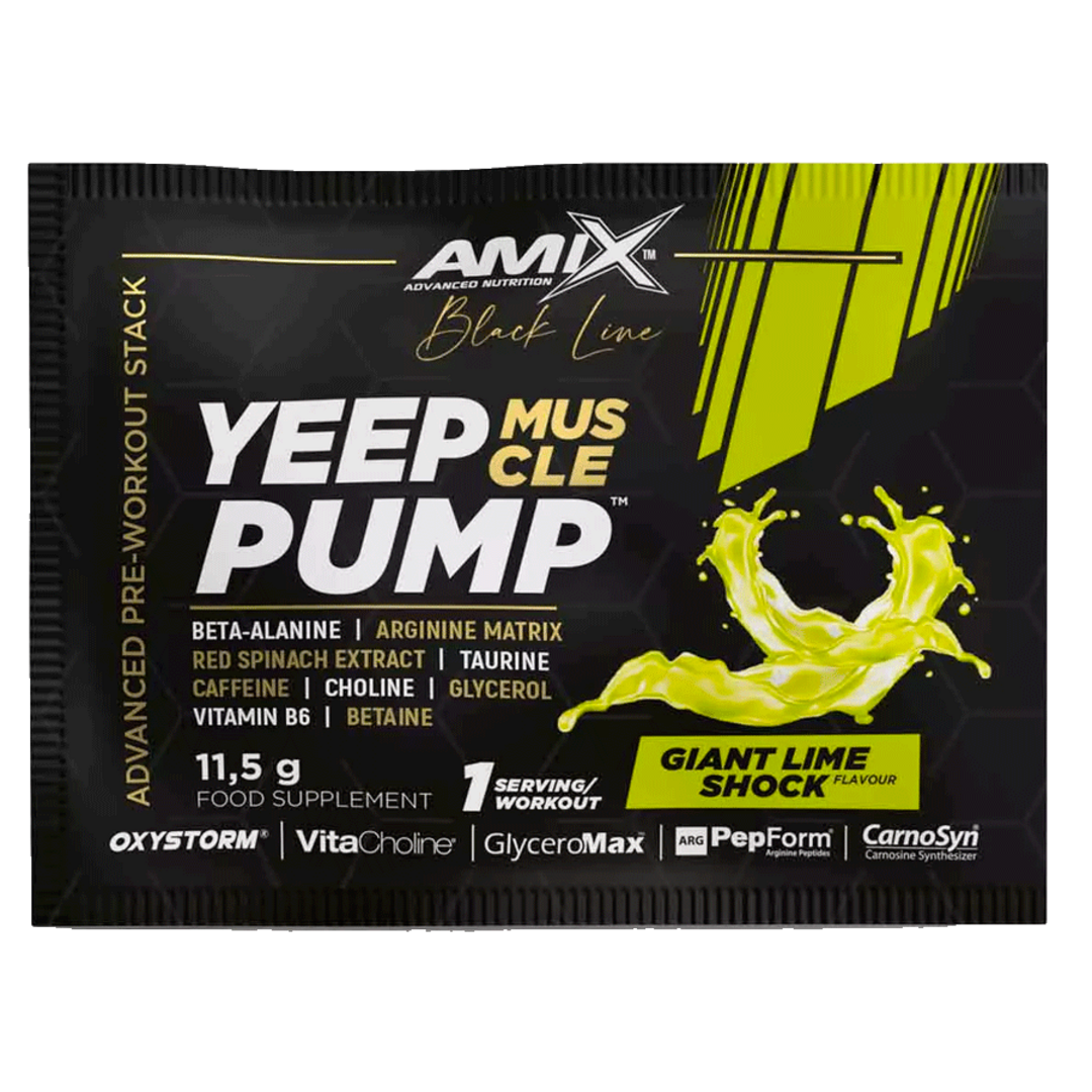 Amix Nutrition Black Line Yeep Pump 345g - giant lime shock Amix Nutrition