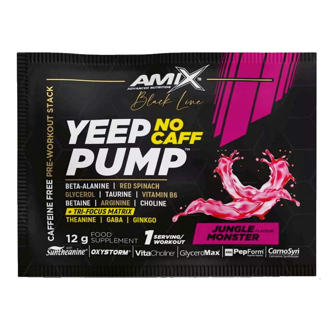 Amix Nutrition Black Line Yeep Pump No caff 360g - jungle monster Amix Nutrition