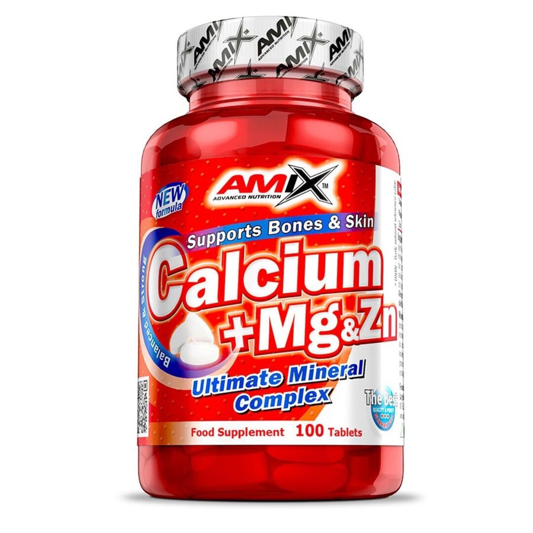 Amix Nutrition Calcium + Mg & Zn - 100 tablet Amix Nutrition