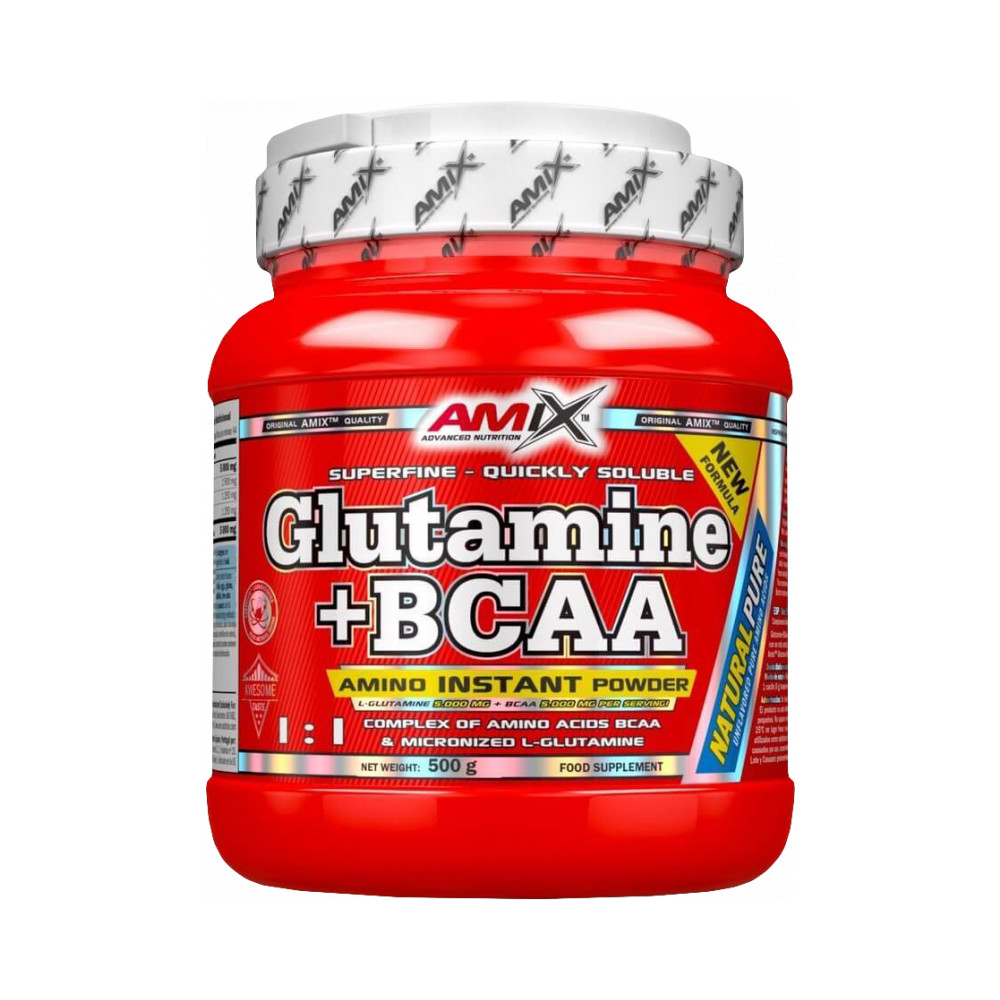 Amix Nutrition Glutamine + BCAA 500g - natural Amix Nutrition