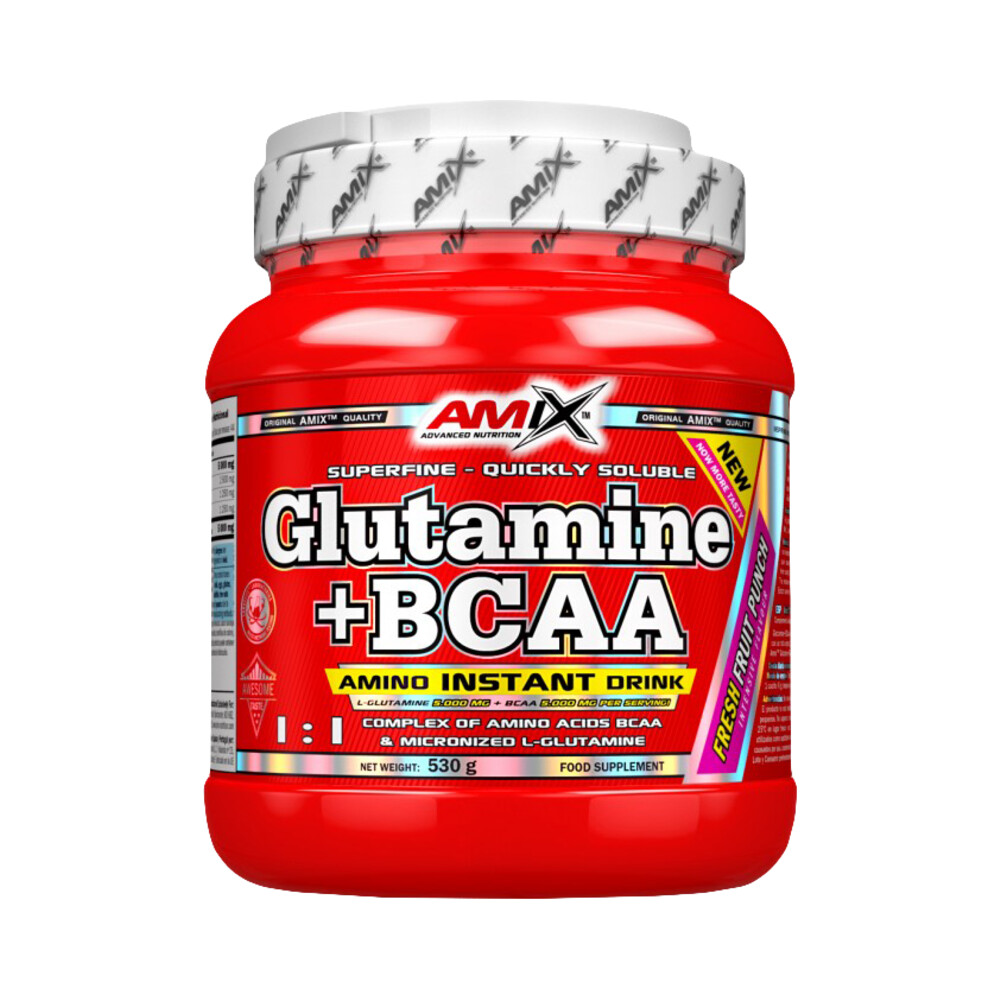 Amix Nutrition Glutamine + BCAA 530g - lesní plody Amix Nutrition