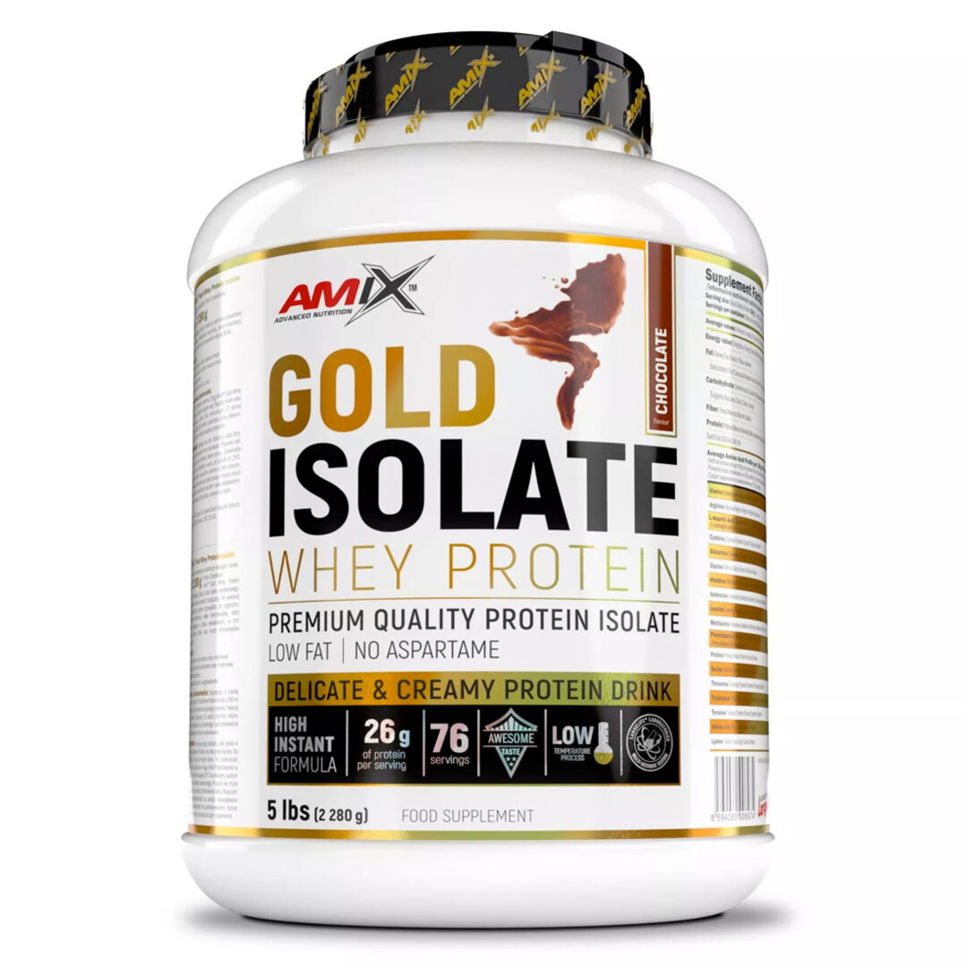 Amix Nutrition Gold Whey Protein Isolate 2280g - bez příchutě Amix Nutrition