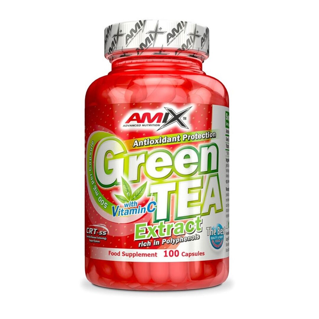 Amix Nutrition Green TEA Extract with Vitamin C - 100 kapslí Amix Nutrition