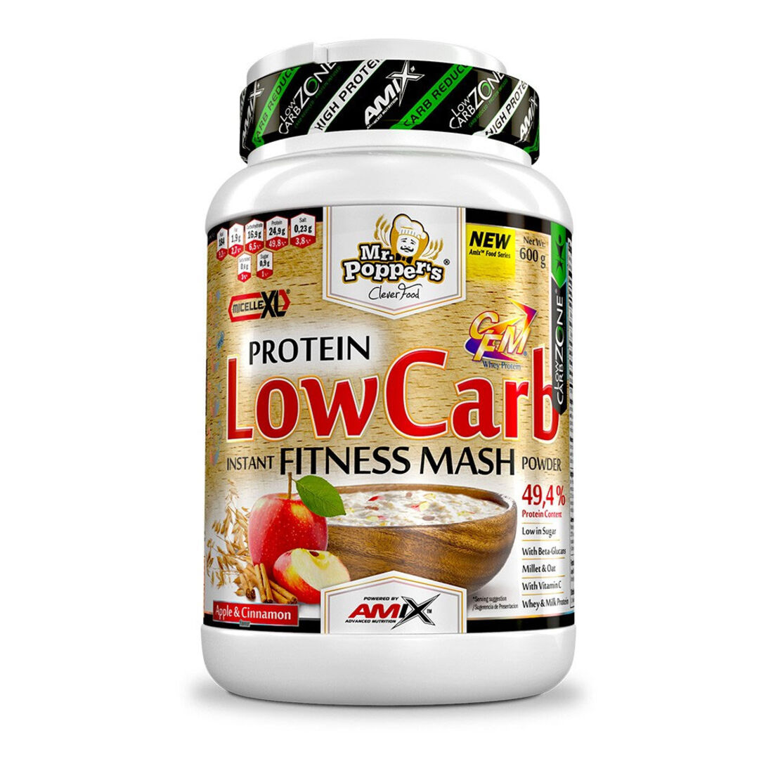 Amix Nutrition Low Carb Mash 600g - čokoláda