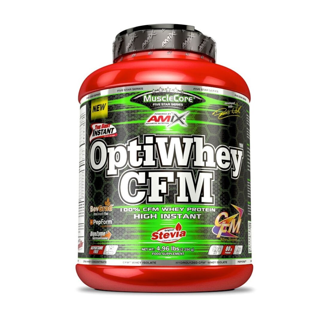 Amix Nutrition OptiWhey CFM Protein 1kg - bílá čokoláda Amix Nutrition