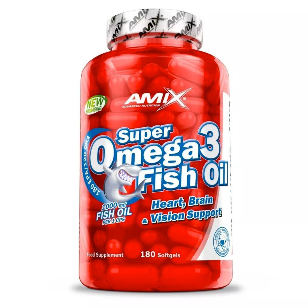 Amix Nutrition Super Omega 3 Fish Oil - 180 kapslí Amix Nutrition