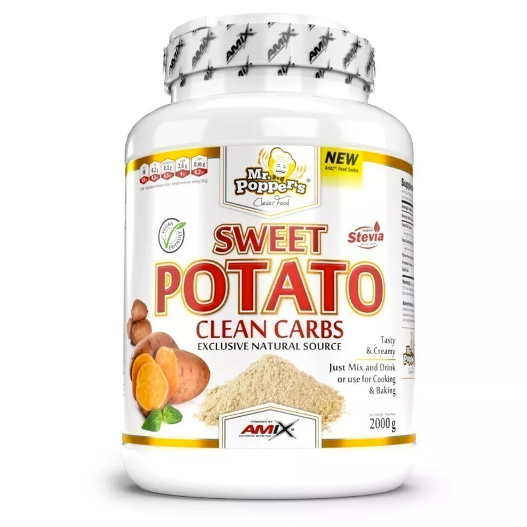 Amix Nutrition Sweet Potato Clean Carbs 1000g - arašídové máslo Amix Nutrition