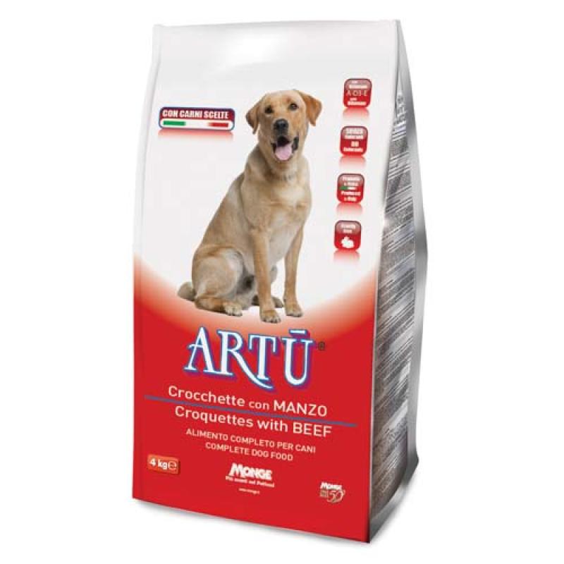 Artú ARTÚ Croquettes Beef 4kg hovězí krmivo pro psy Artú