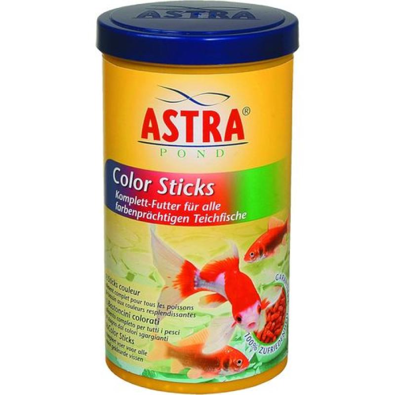 Astra COLOR STICKS 1l/ 120g kompletní peletové krmivo podporující vybarvení ryb Astra