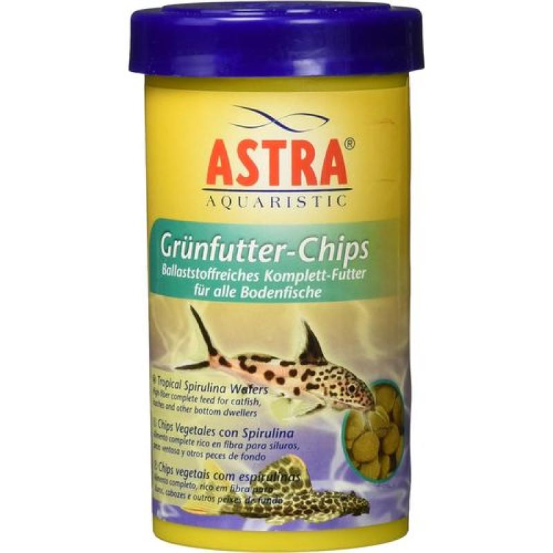 Astra GRÜNFUTTER CHIPS 100ml/45g kompletní krmivo pro tropické ryby žijící na dn Astra