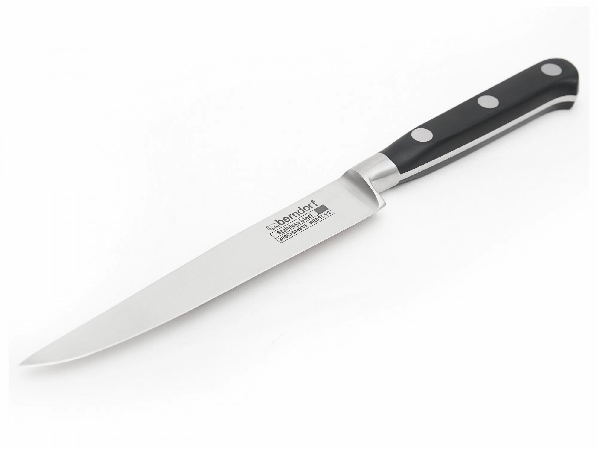 BERNDORF SANDRIK Profi-Line kuchyňský nůž na steak 13cm hladký BERNDORF SANDRIK